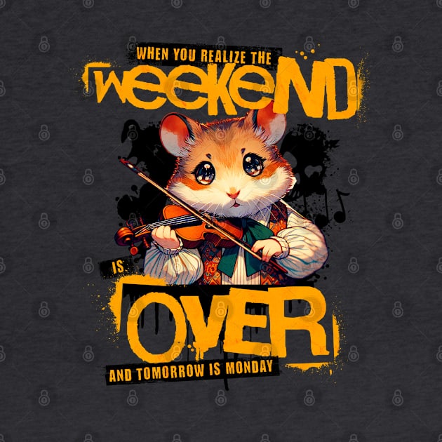 Sad Hamster Serenade: Weekend's End by DesignByJeff